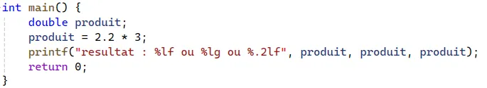printf("%lf %lg %.2lf",6.6,6.6,6.6);